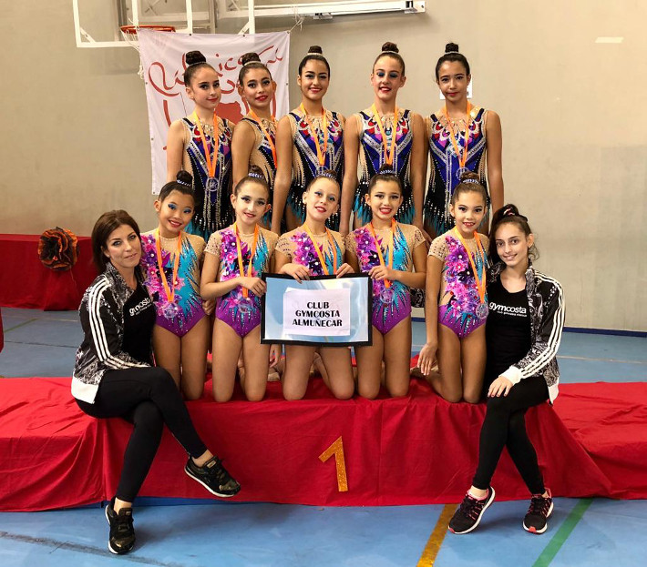 El Club Gymcosta de Almucar consigui dos platas en Hutor Vega